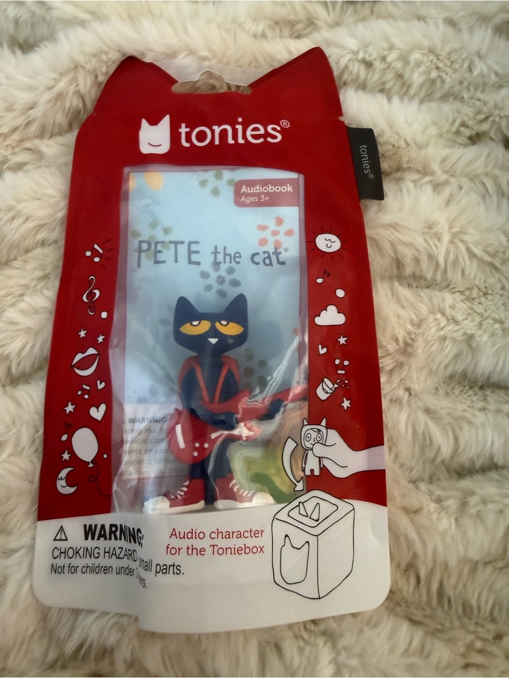 Tonies Pete the Cat Audio Character - Red Packaging